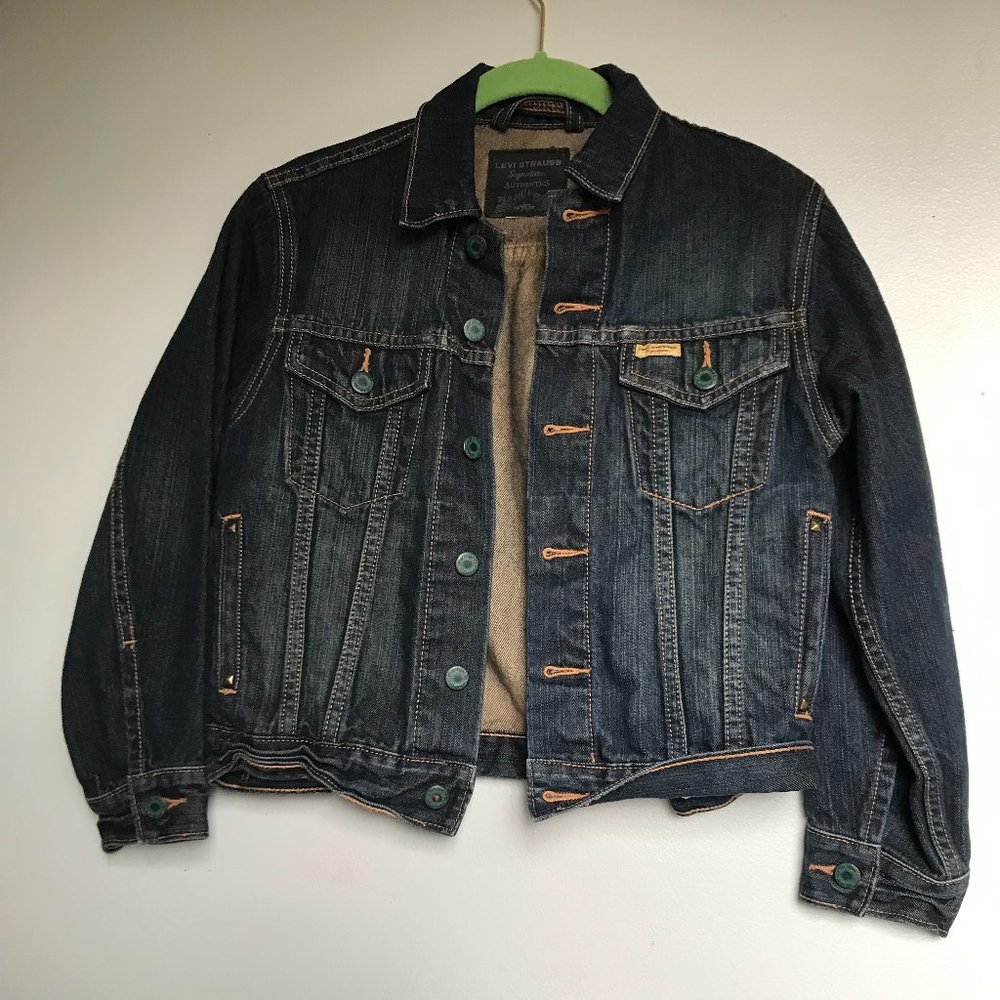 Levi Strauss Signature Authentics Jean Jacket size Small